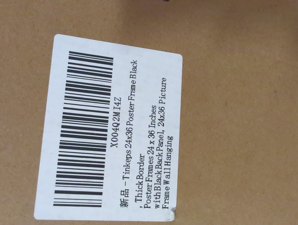 24x36 Poster Frame Black, 2-Inch Wide Border Poster Frames 24 x 36 Inches with Black Backboard, 24x36 Picture Frame Wall Hanging