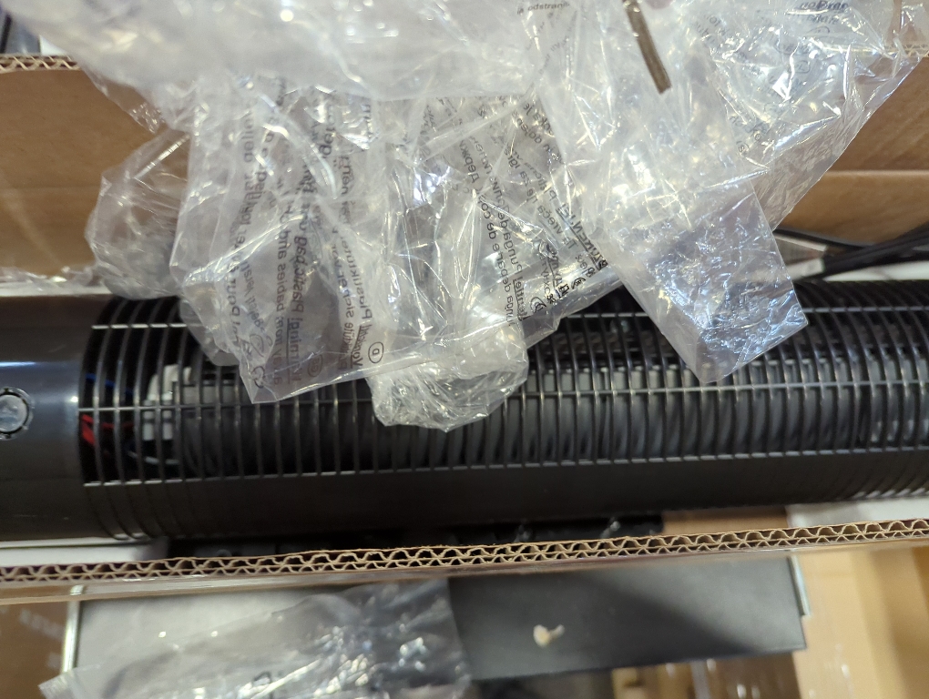 Space Heater for Indoor Use, 34 Space Heater for Large Room, 1500W Tower Heater with Remote, Adjustable Thermostat, 12H Timer, 70° Oscillation, Overheat & Tip-Over Protection, Black