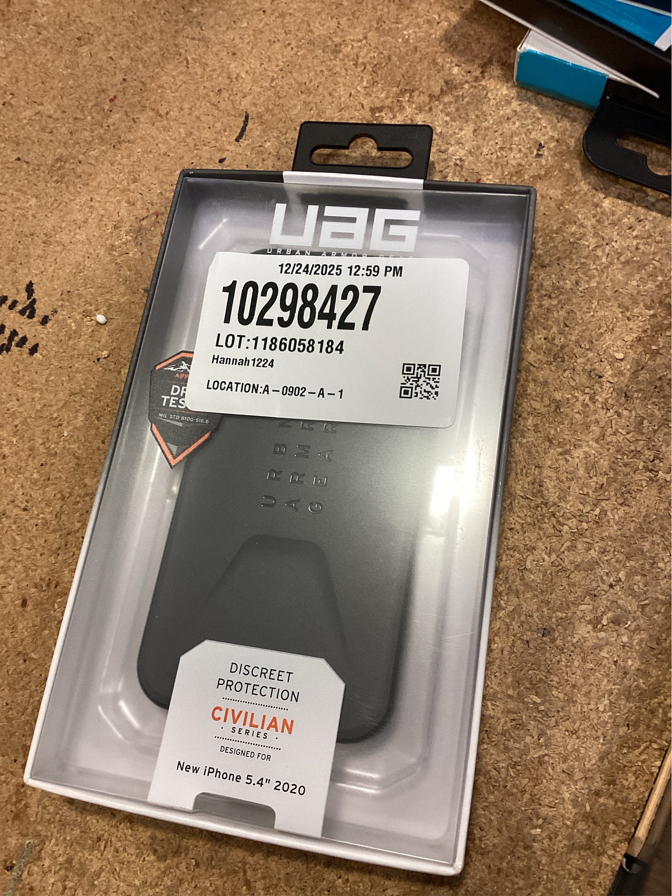 UAG - Civilian Series Hard Shell Case for iPhone 12 Mini - Silver