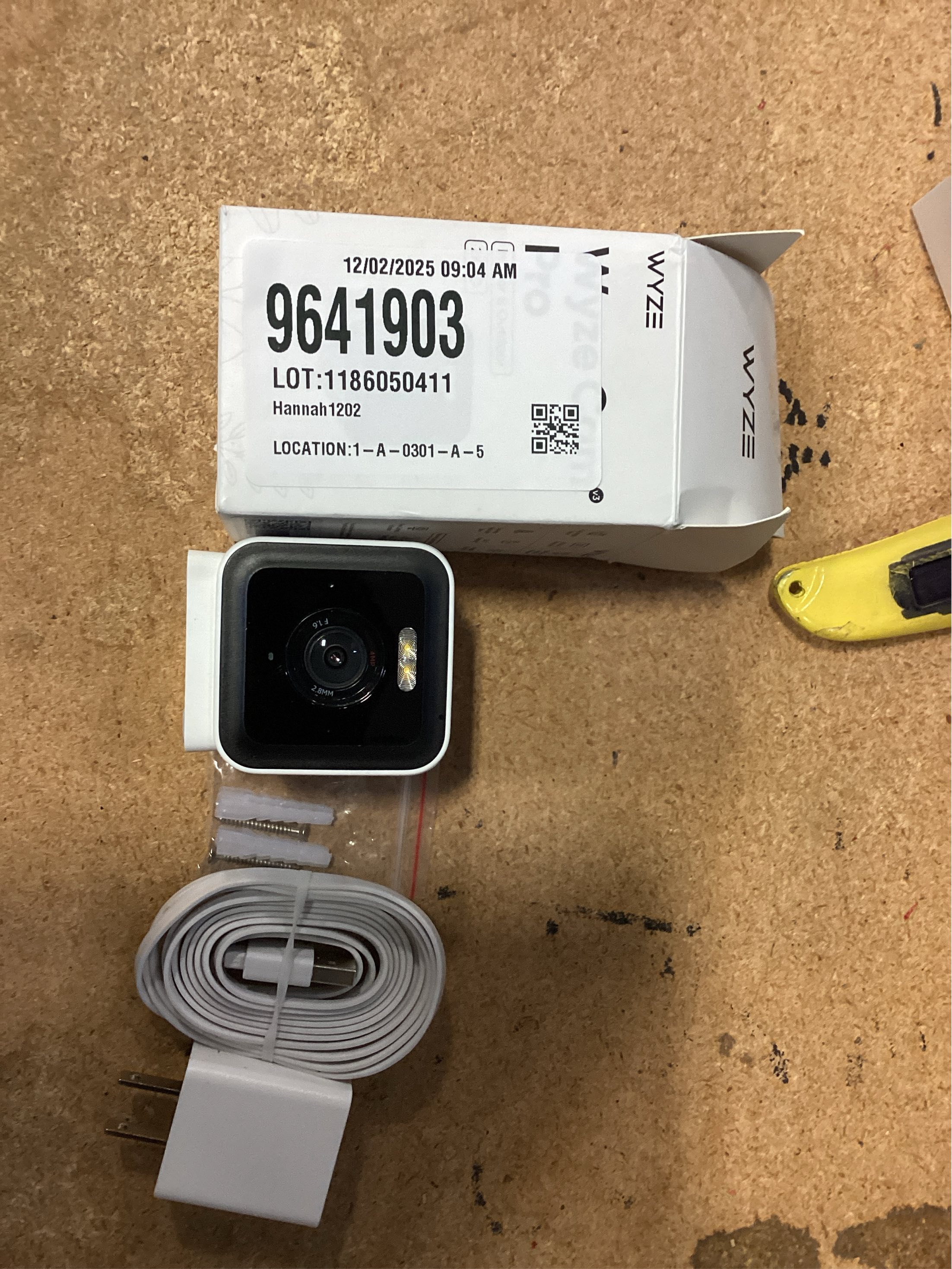 WYZE Cam v3 Pro 2K Indoor/Outdoor Wi-Fi Security Camera with Color Night Vision, Edge AI, Integrated Spotlight & Siren, 2-Way Audio, Compatible with Alexa & Google Assistant, White