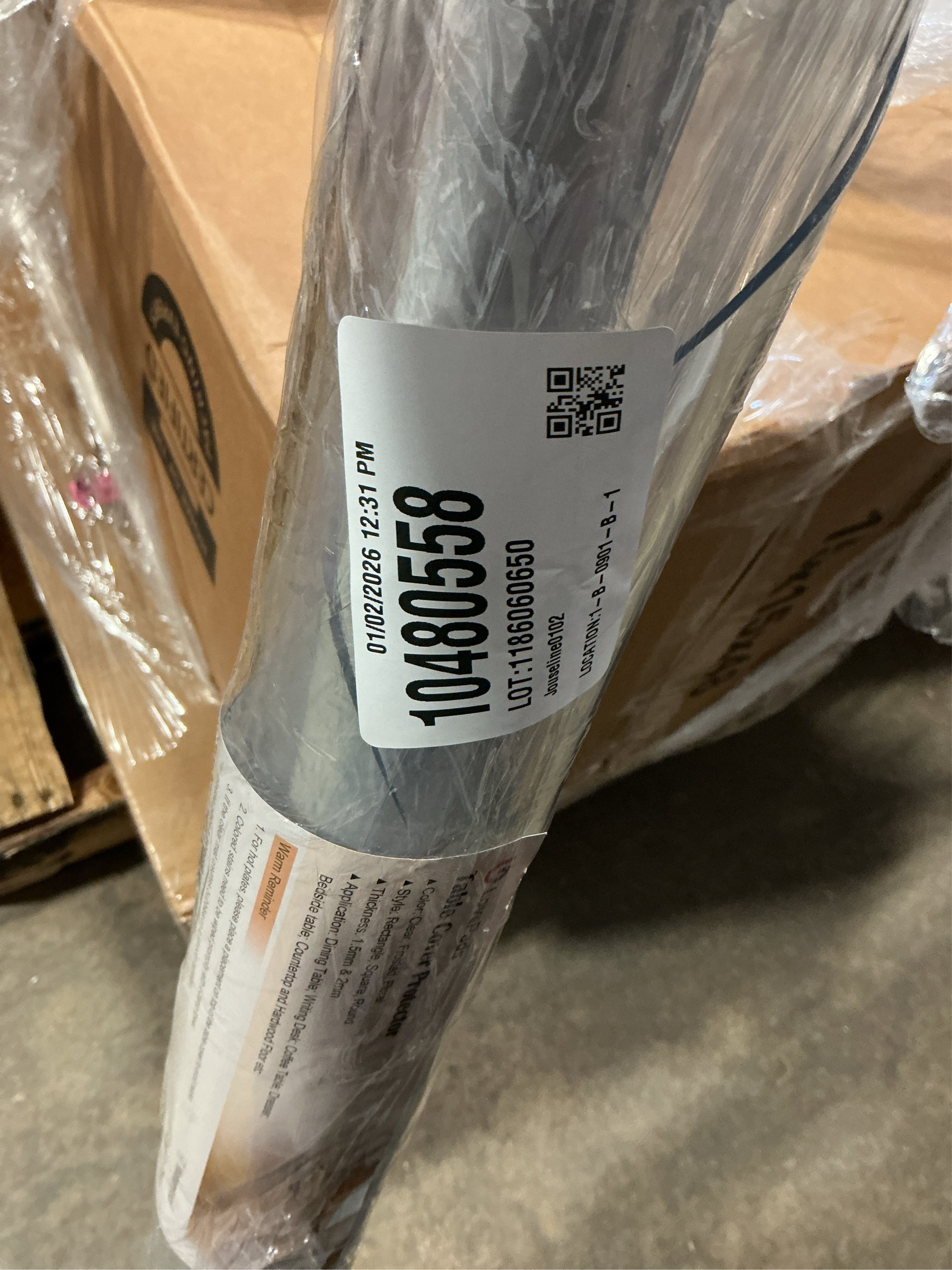 LovePads Round Clear Table Cover Protector 24 Inch, 2mm Thick Table Protector for Dining Room, Waterproof Plastic Cover PVC Vinyl Tablecloth, Circle Tabletop Protective Pad for Furnture Surface