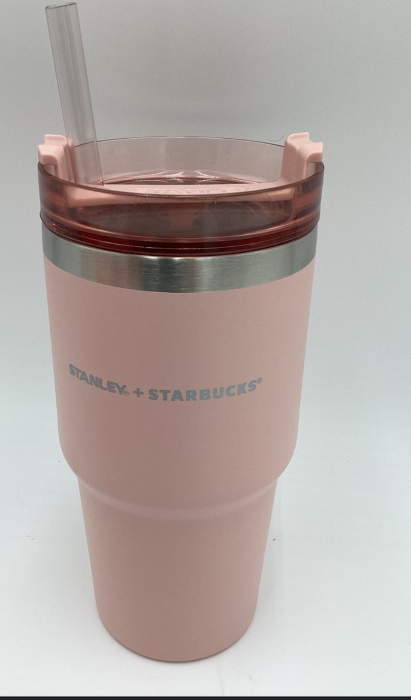 Stanley Starbucks Limited Quencher Drive Thru 20oz Pink Tumbler
