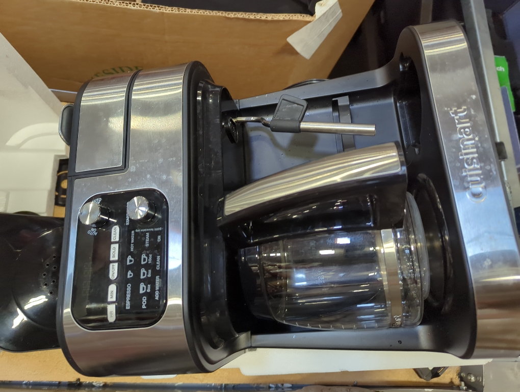 Coffee Center Barista Bar 12 Cup Stainless Steel 4 in 1 Coffee Maker