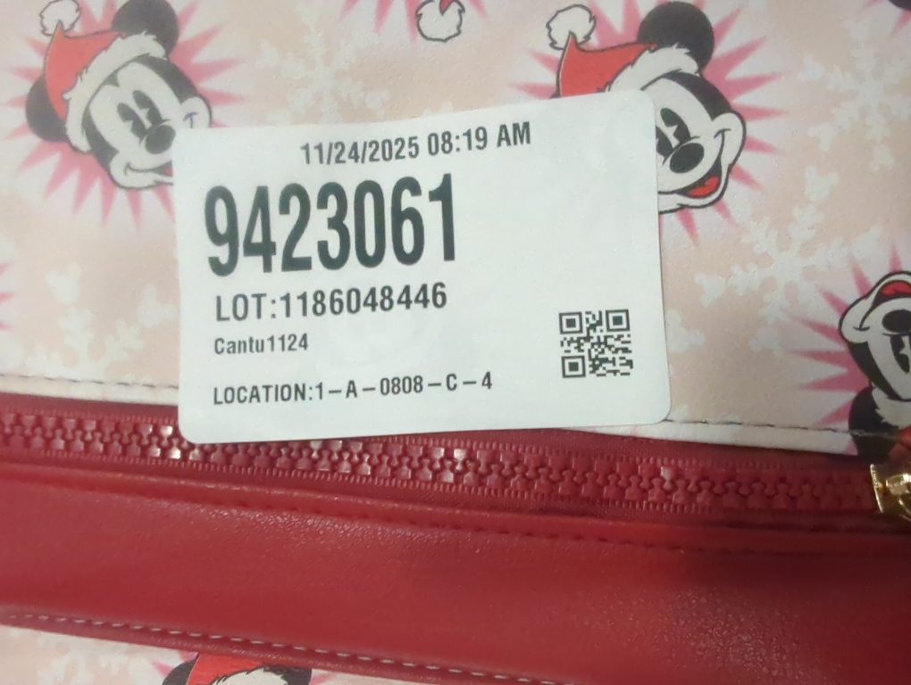 Bioworld Mickey Mouse Applique Character Art Mini Backpack