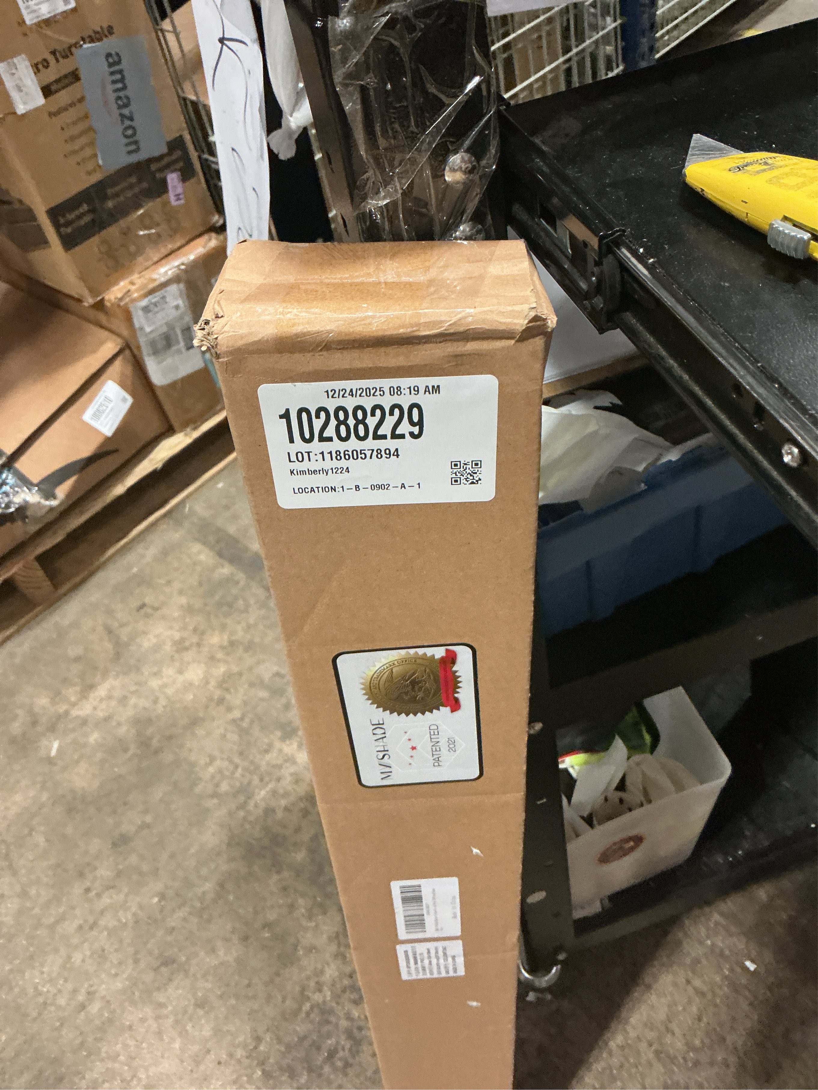 MYshade Blackout Cordless Cellular Shades Honeycomb Shade for Indoor Windows Room Darkening Blinds for Home Office Pull Down Window Shades Easy to Install 33 inch Wide, H36 Pleated Shade White