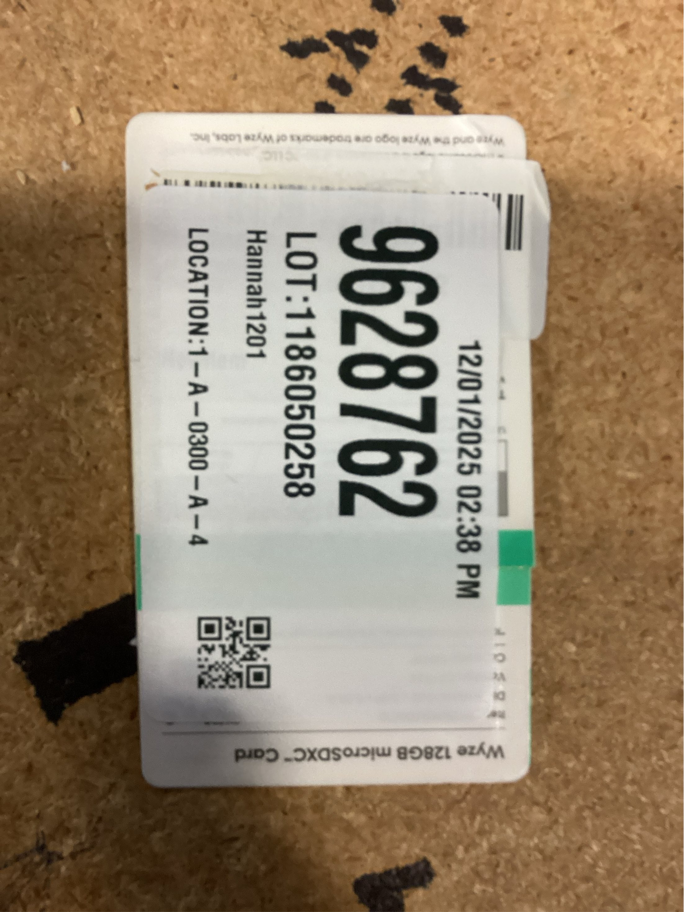 Wyze Expandable Storage 128GB MicroSDXC Card Class 10, Black