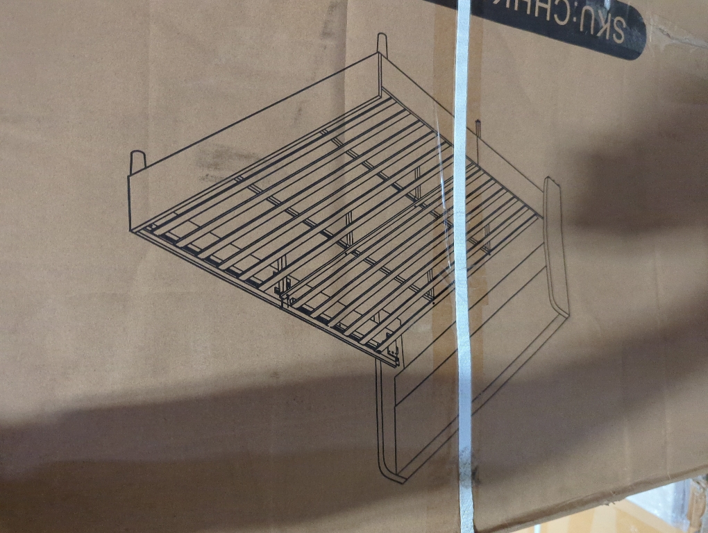 Belo Upholstered Platform King Bed Brown