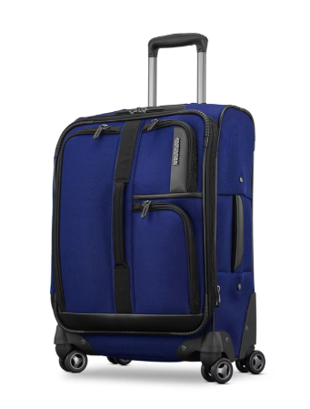 American Tourister Cargo Max 21 Softside Carry-on Spinner Luggage Single Piece - Blue