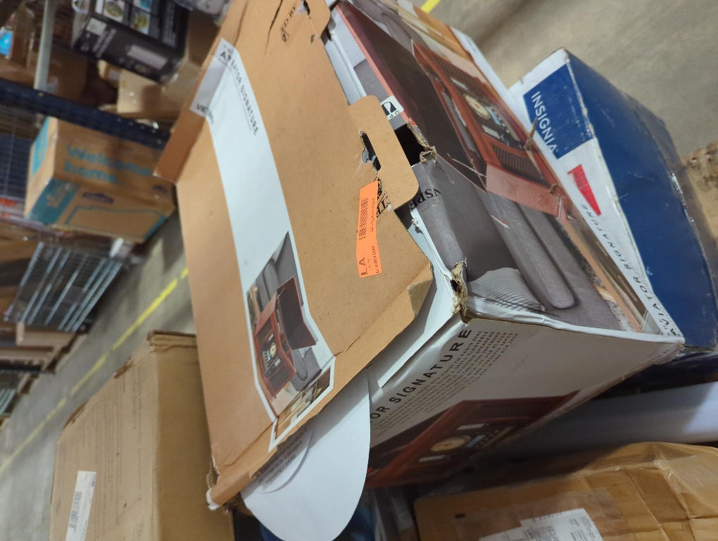 Victrola Aviator Signature Bluetooth Record Player, Mahogany - 1