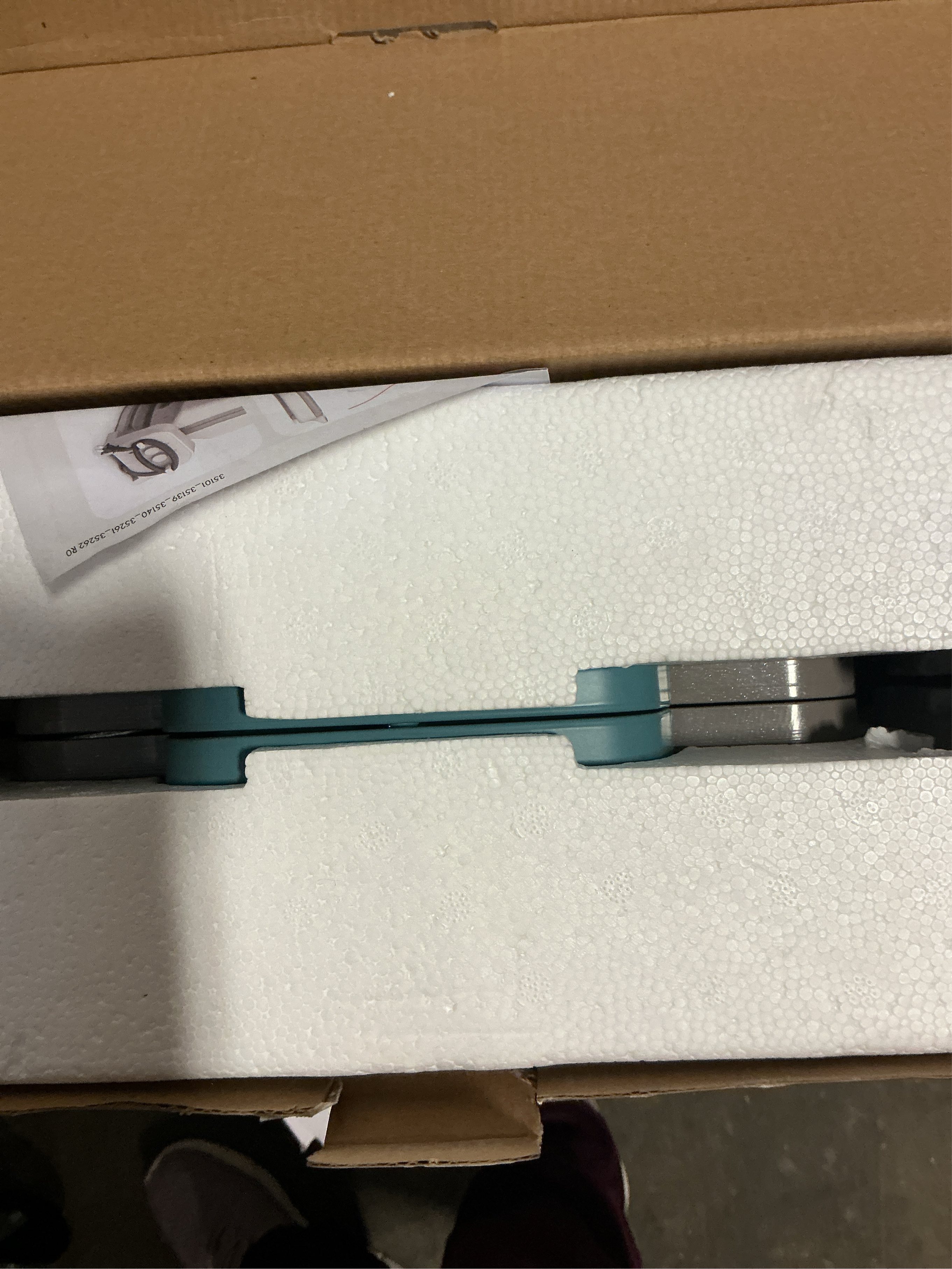 bella Fold & Store Dual Temp Griddle - Blue