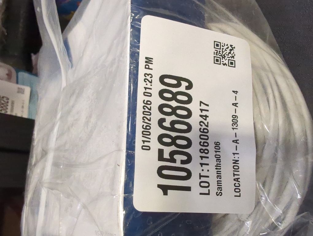 Insignia™ - 100' Landline Phone Cord - White