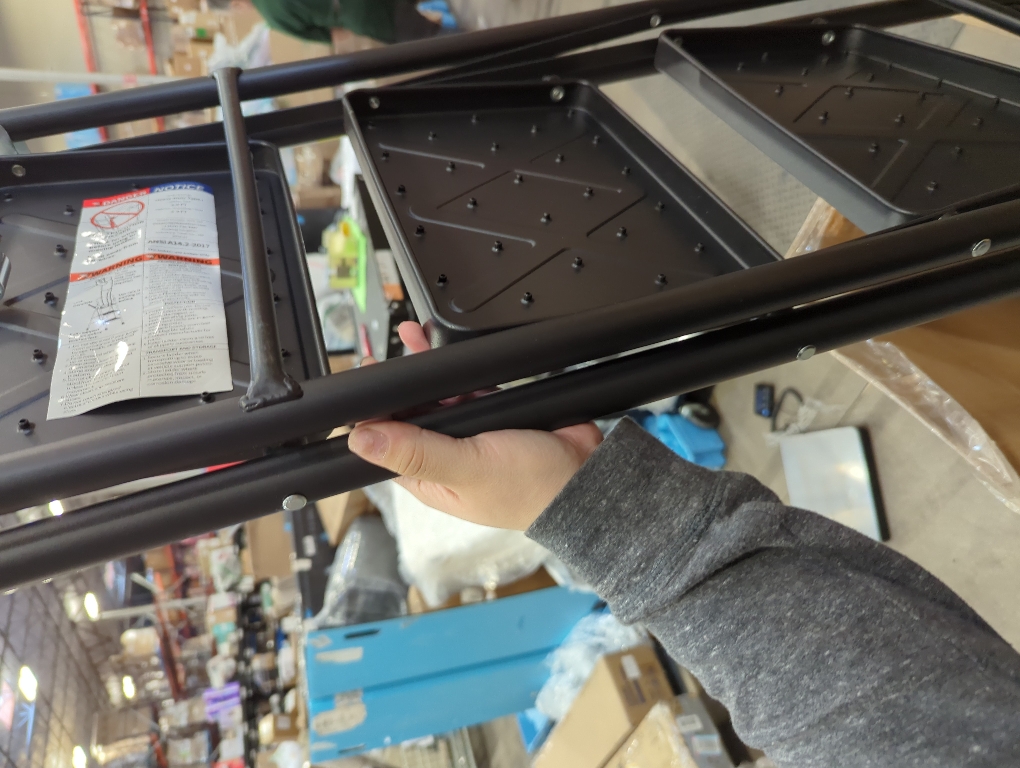 HBTower 3 Step Ladder, 3 Step Stool for Adults, 3 Step Ladder Folding Step Stool with Cushioned Handle Step Ladder with Wide Pedal Ergonomic Design,Black