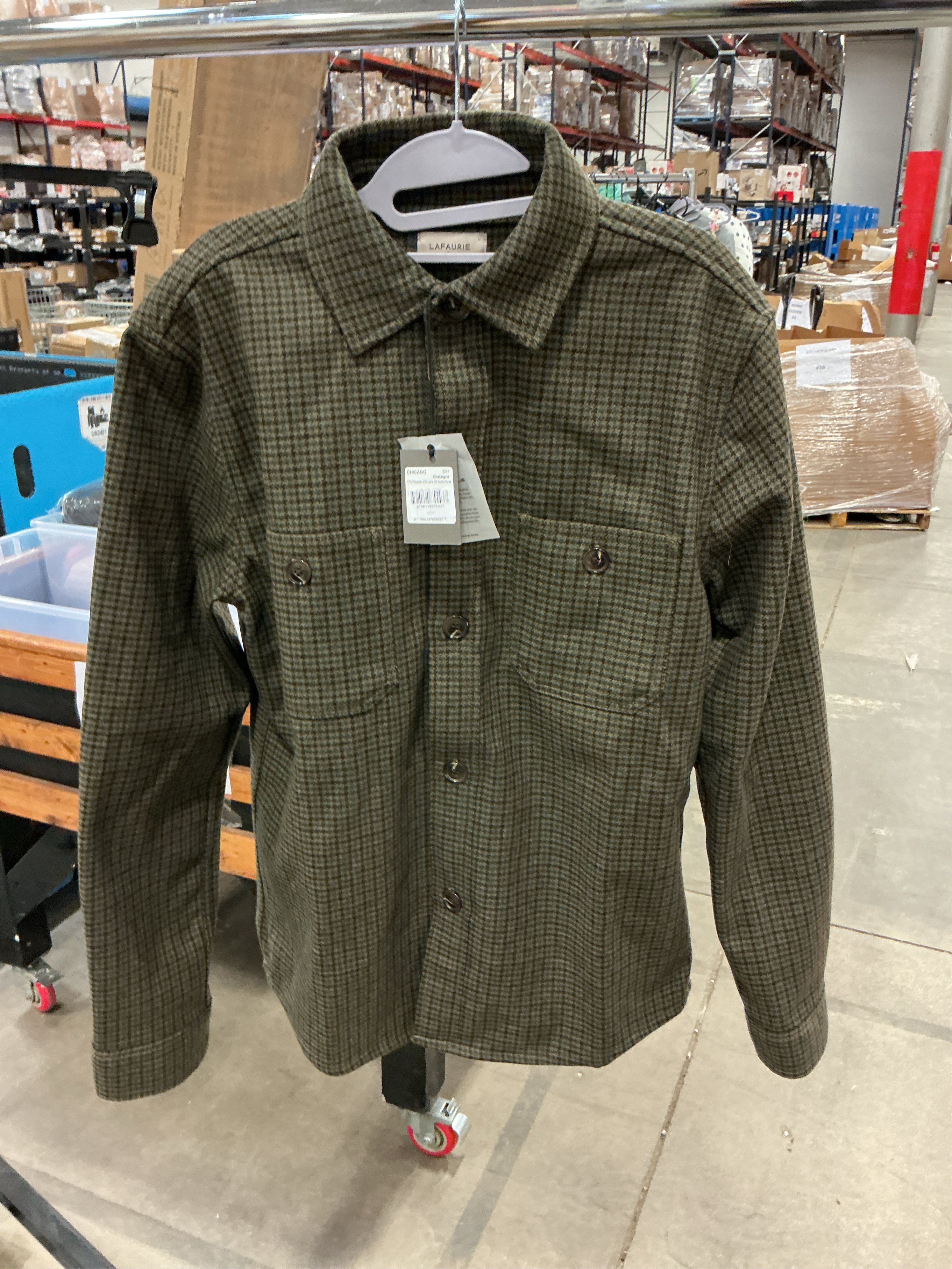 SIZE LARGE.   Lafaurie Men’s Chicago Jacket-Chataigne