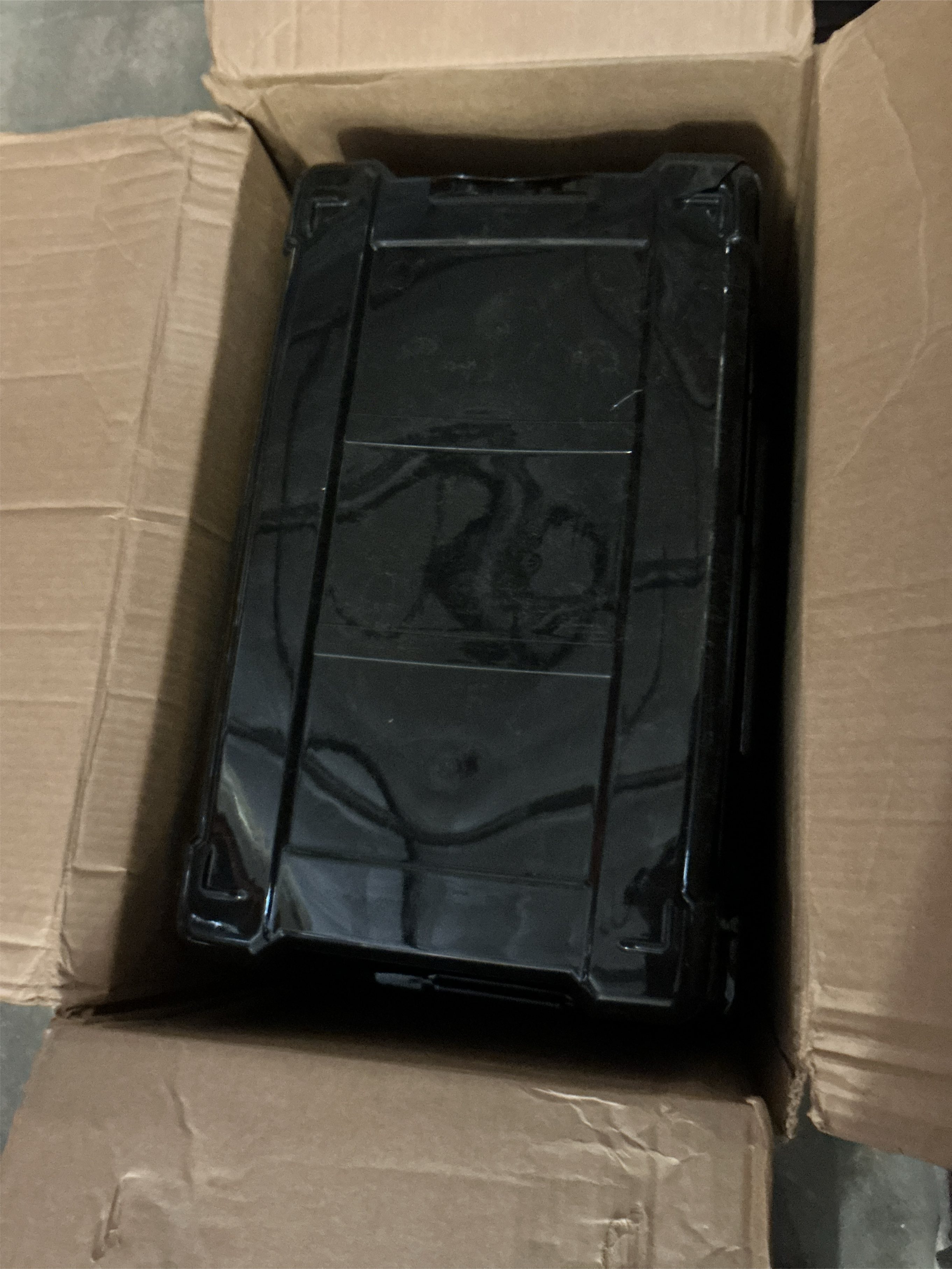 IRIS USA 72 Qt Stackable Plastic Storage Bins with Lids  6 Pack  Latches  Durable Nestable Containers  Secure Pull Handle - Clear