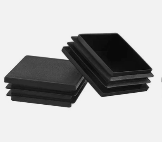 Jetec 2 piece,  2 Inch Square Tube End Caps, 2 Inch Plastic Tubing Plugs