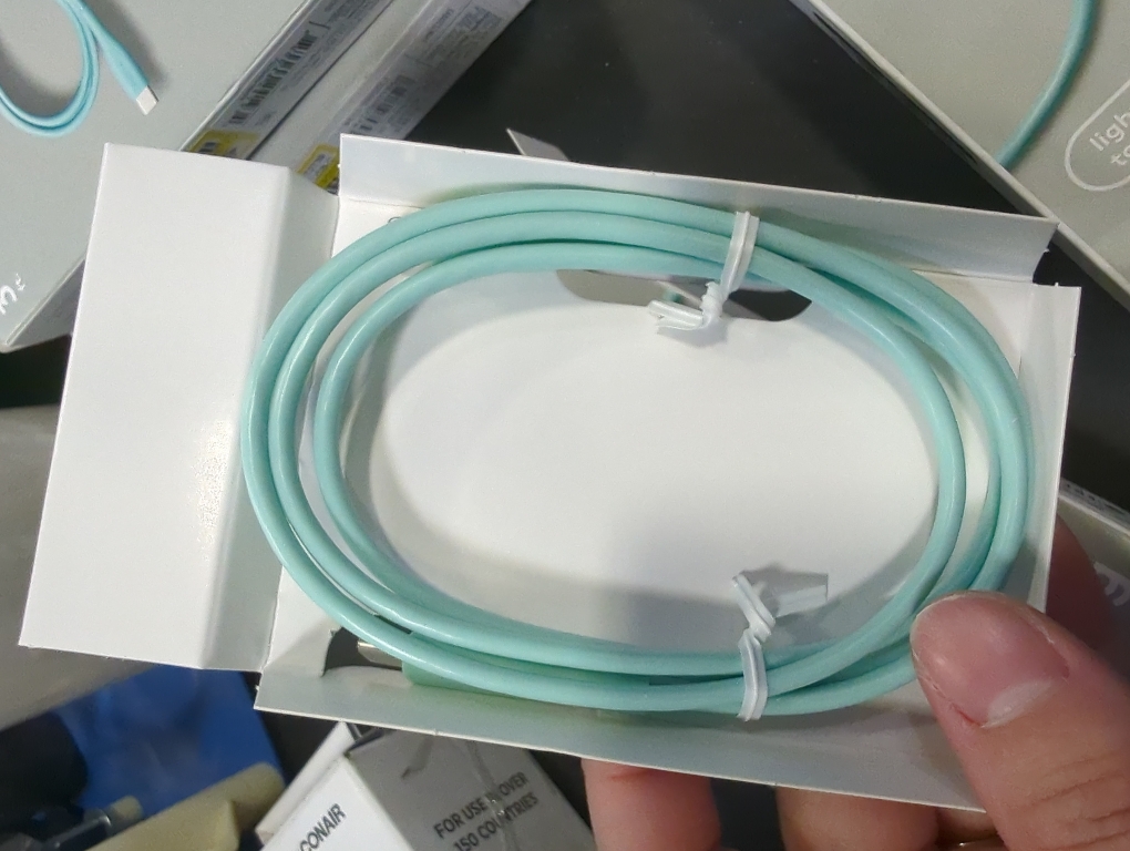 2Pack Lightning to USB-C Round Cable - heyday™ Spring Teal