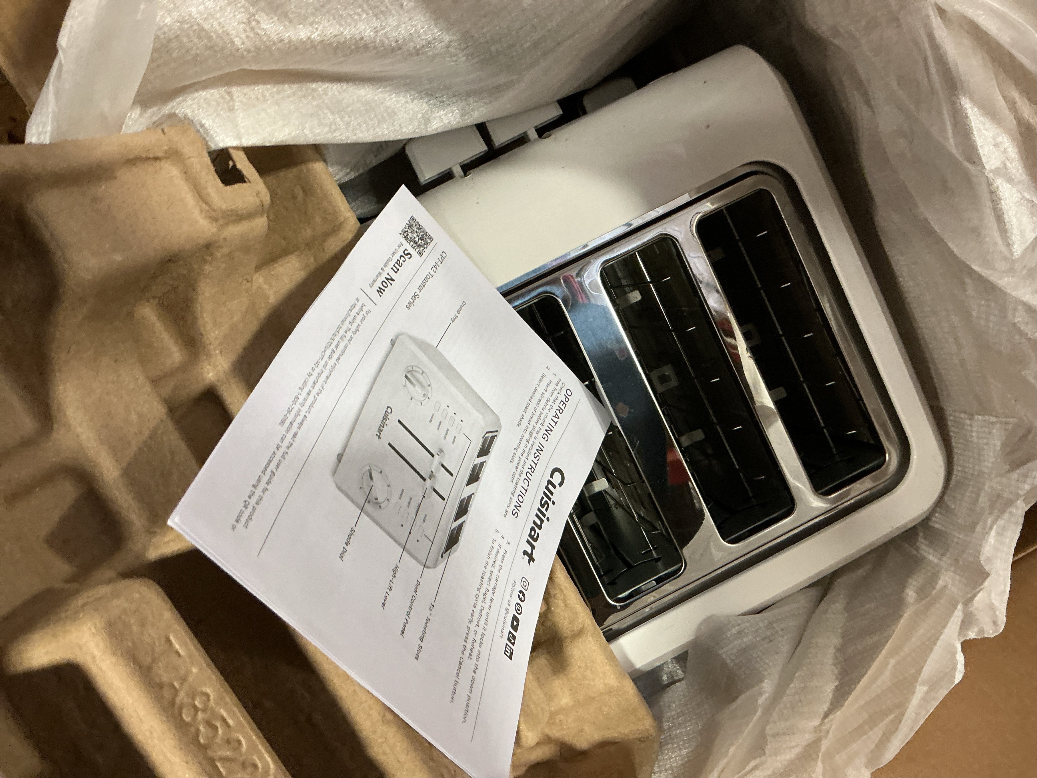 Cuisinart CPT-142 4-Slice Compact Plastic Toaster PARENT