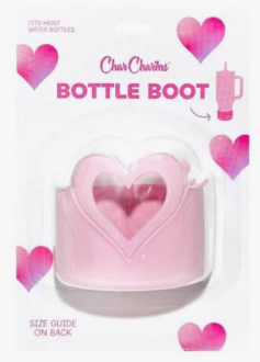 CharCharms Pink Valentine's Day Bottle Boot