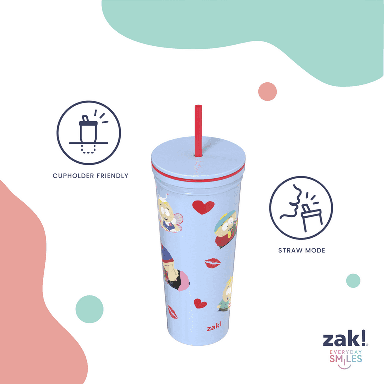 Zak Designs 23oz South Park Kendall Tumbler with Straw