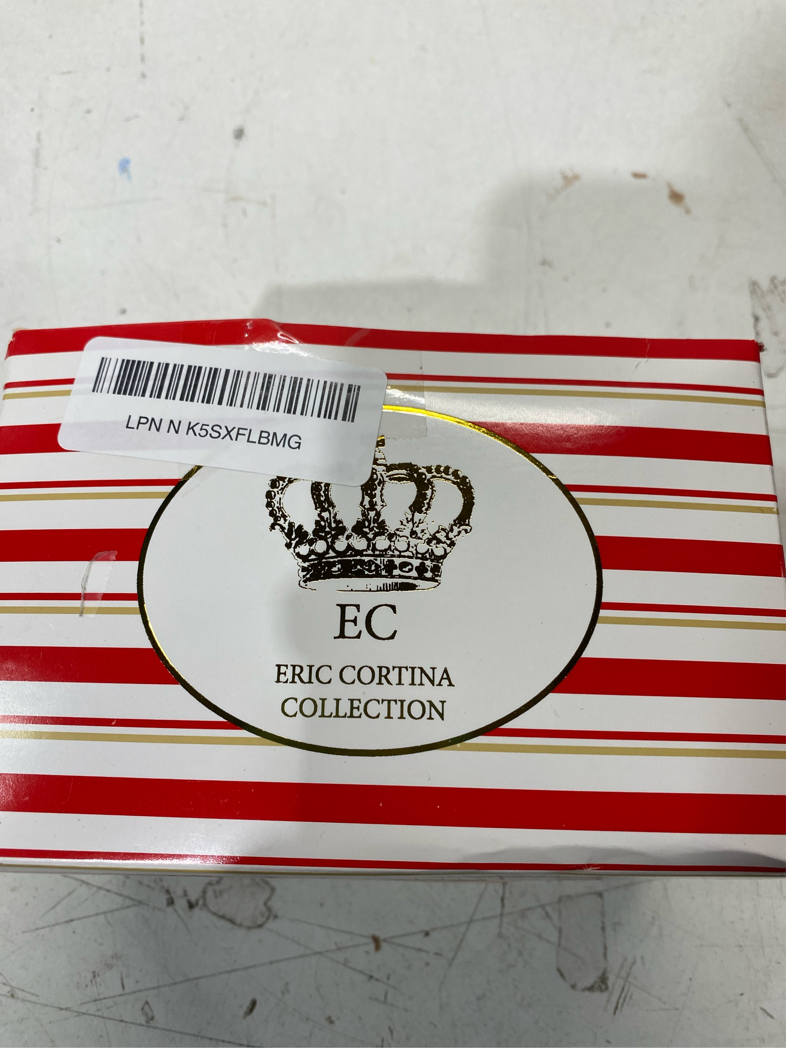 Condition photo showing Good Condition for RAZ Imports Chocolate Espresso Martini Ornament, 5.5-Inch, Glass