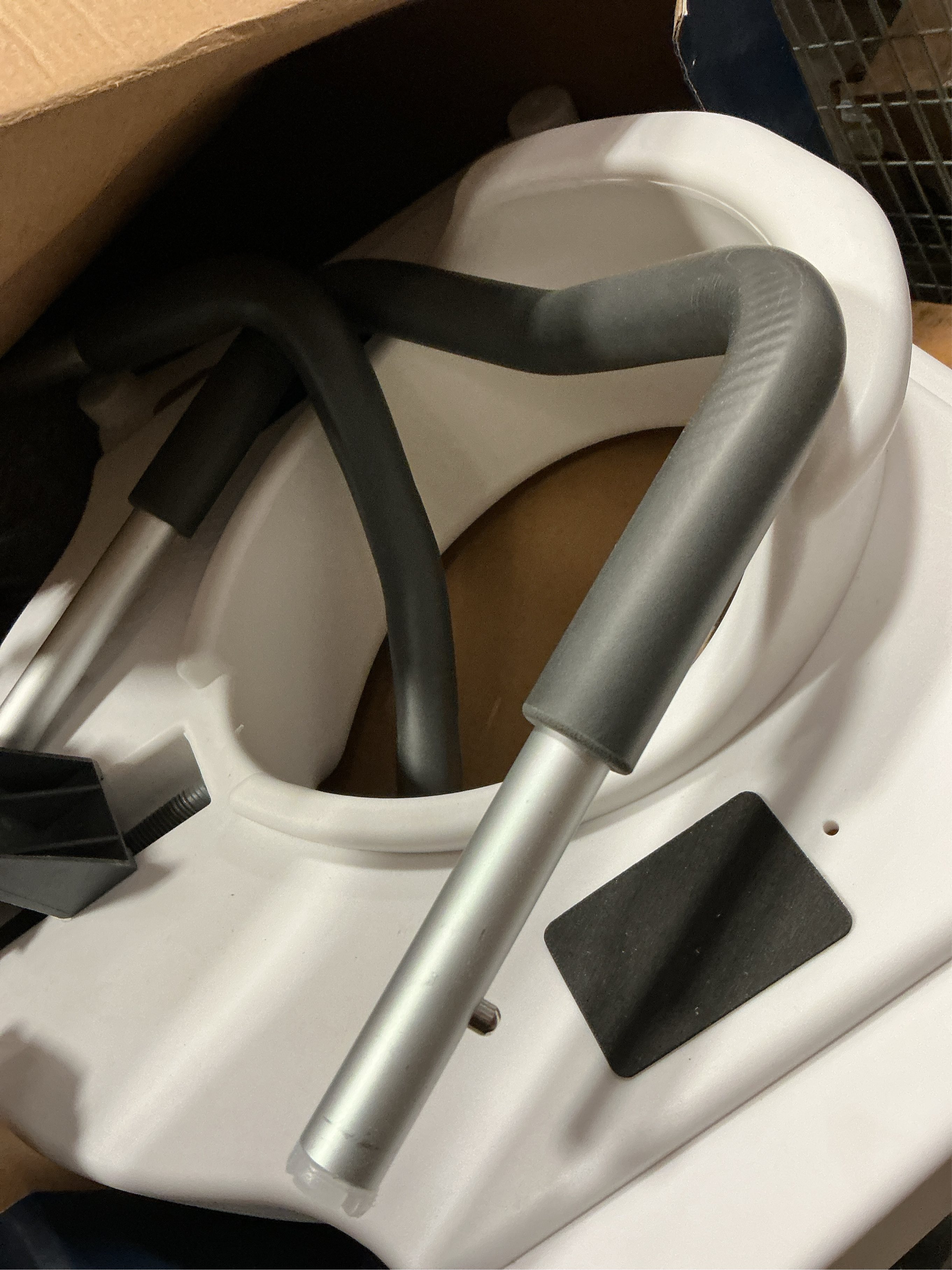 Drive Medical Raised 5-inch Toilet Seat with Removable Padded Arms