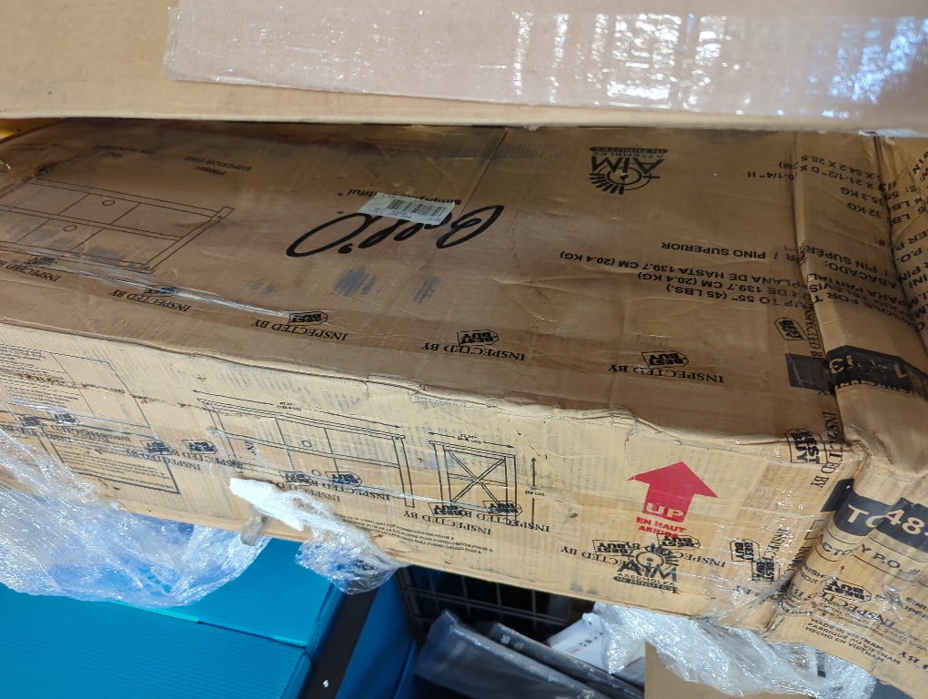 Bell'O - TV Stand for Most Flat-Panel TVs up to 55 - Superior Pine