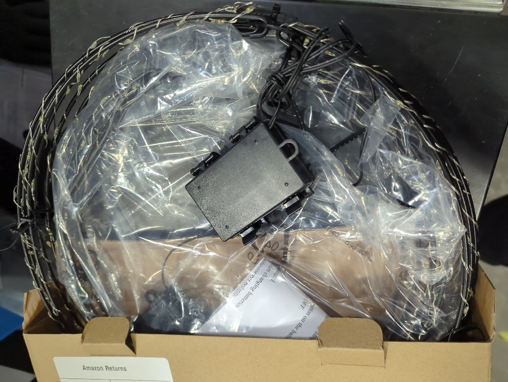 Joomer Battery Operated Ball Lights 2Pack, 13IN & 11IN 120 LED Foldable Metal Sphere Lights, Waterproof 8 Lighting Modes with Timer Function, Hanging Light for Christmas Decorations (Warm White) - Amazon.com