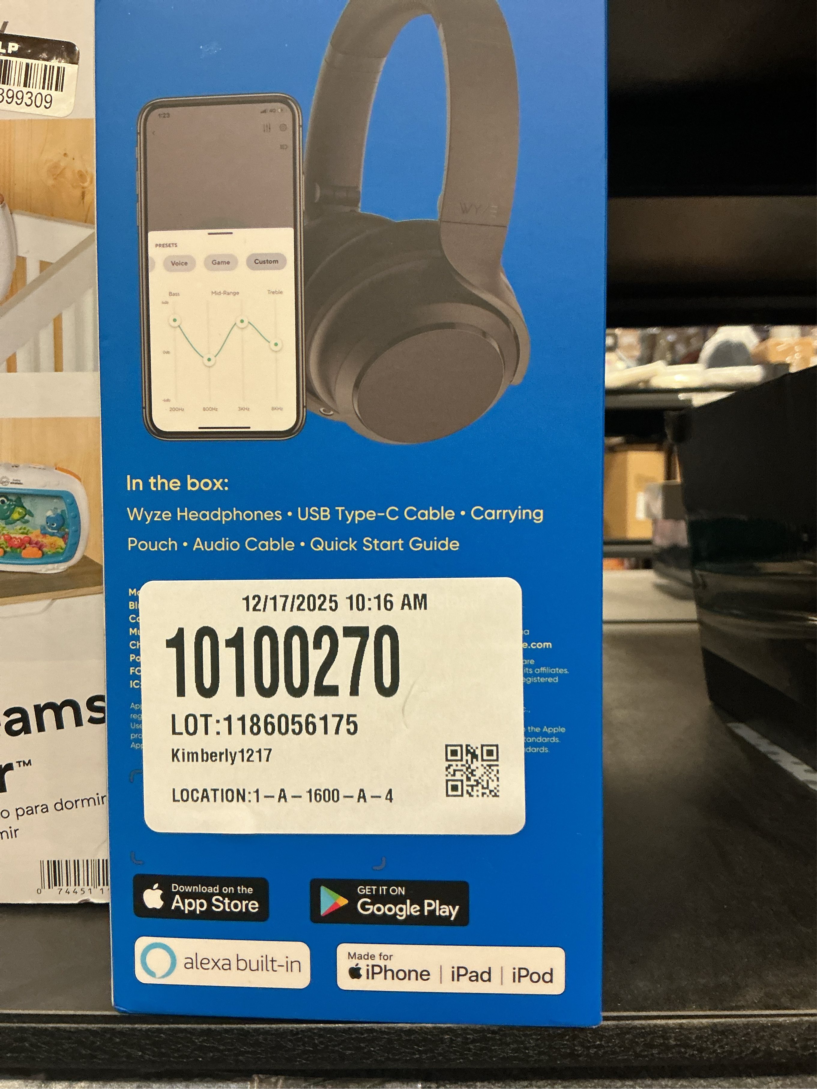 Wyze Noise-Cancelling Headphones - Black / No Travel Case