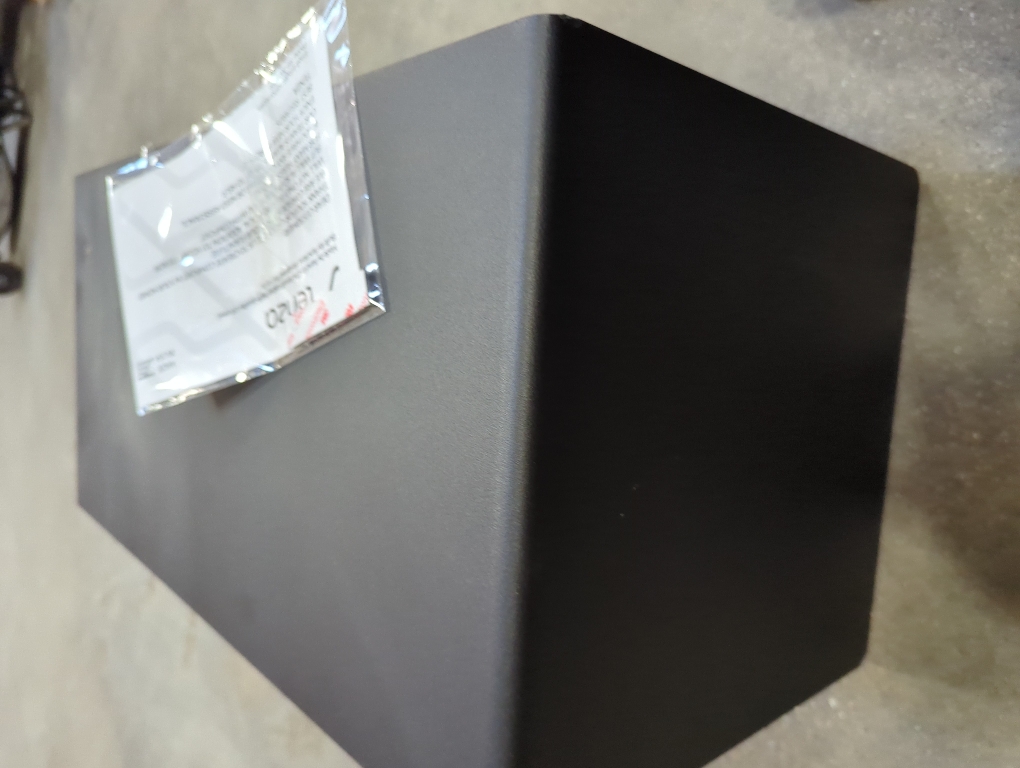 Tenza Black Metal Table 2'x1'