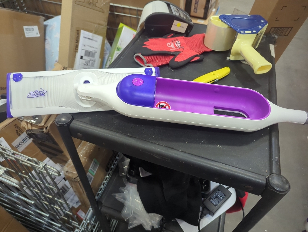 Swiffer PowerMop Multi-Surface Mop Kit for Floor Cleaning, Includes PowerMop, 2 Mopping Pad Refills, 1 Cleaning Solution with Fresh Scent and 2 Batteries