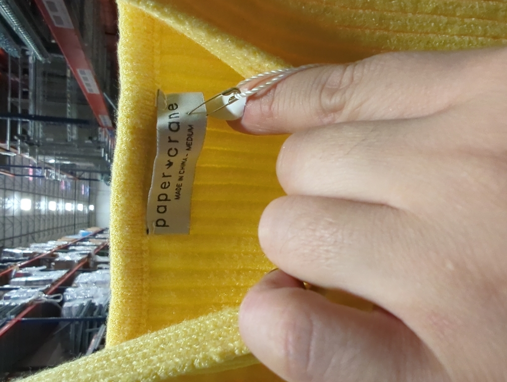 Size medium Langwyqu Women's Wool Spaghetti Strap Sexy V Neck Sweet Cut Crop Top Camisole Yellow