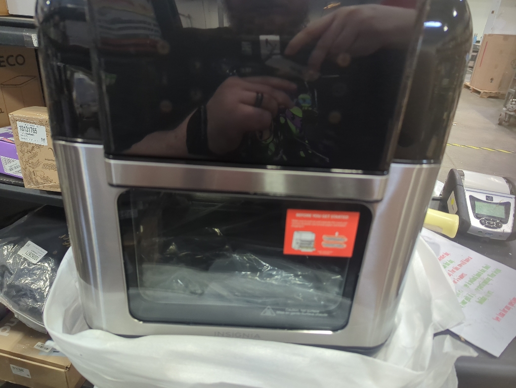 Insignia™ - 10 Qt. Digital Air Fryer Oven - Stainless Steel