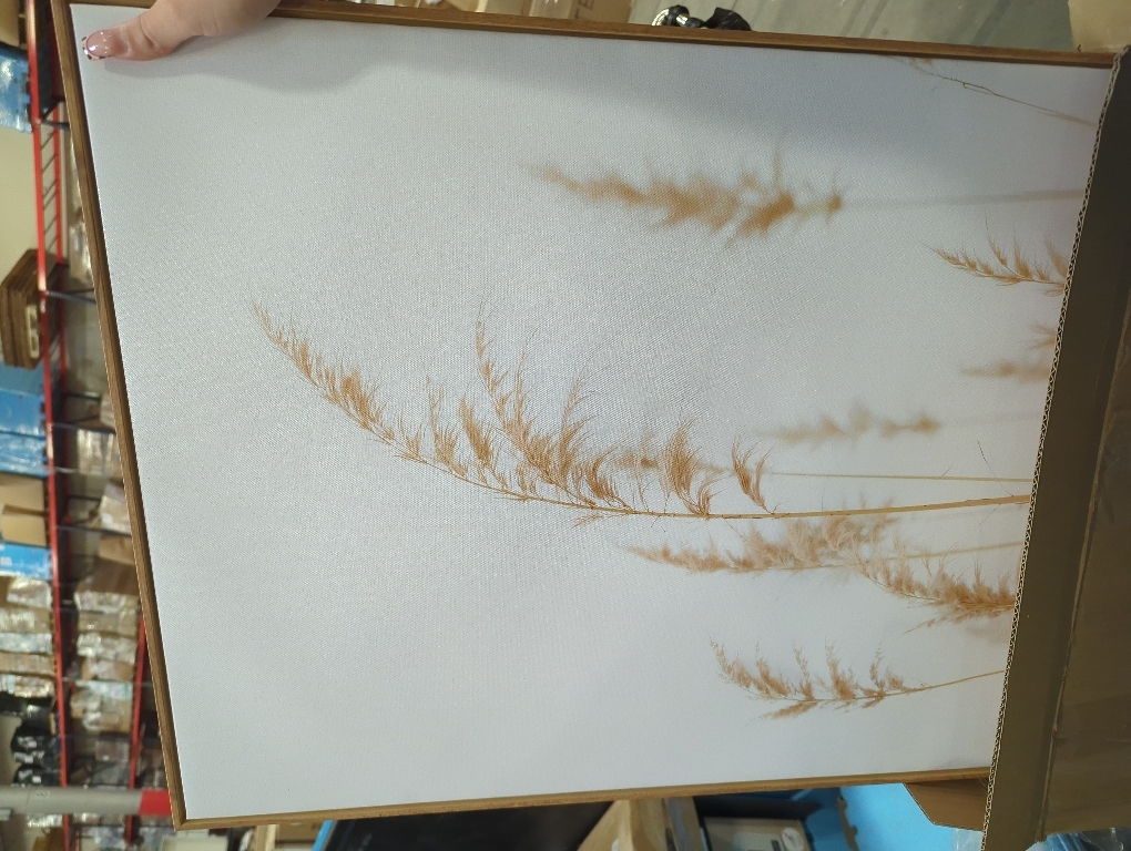 HPNIUB Modern Beach Artwork Seascape Wall Art, Seaside Framed Painting Reed Pathway Picture, Minimalist Neutral Coastal Landscape Wall Decor for Living Room,Bathroom -16'' x24'' x3