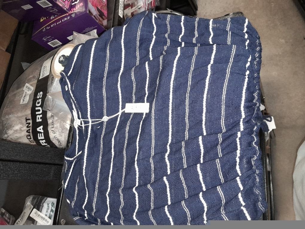 Max studio Womens Summer Short Sleeve Tops 2026 Trendy Crew Neck Striped Knit Sweater Business Casual Spring Clothes size xs