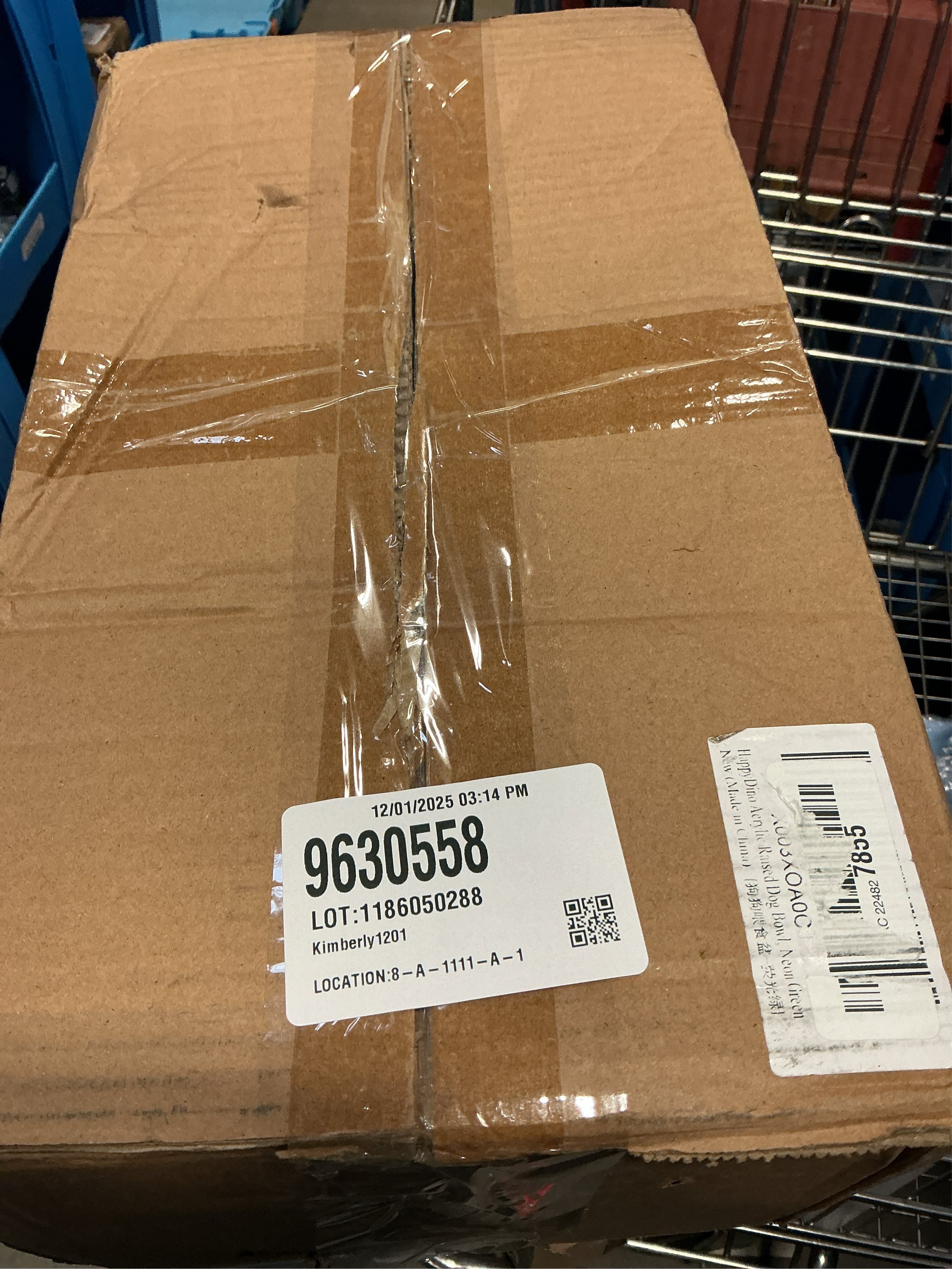 Raised Dog Bowl Stand Large Acrylic Dog Water Bowl Elevated Pet Feeder with Double Big Stainless Bowls for Large Medium Pets, Neon Green