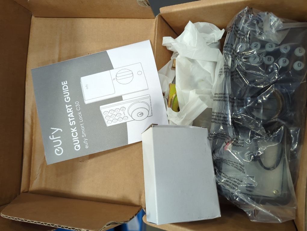 eufy Security Smart Lock C30, Keyless Entry Door Lock, Built-in WiFi Keypad Deadbolt for Front Door, No Bridge Required, Easy Installation, App Remote Control, Reliable Power, BHMA Grade 3