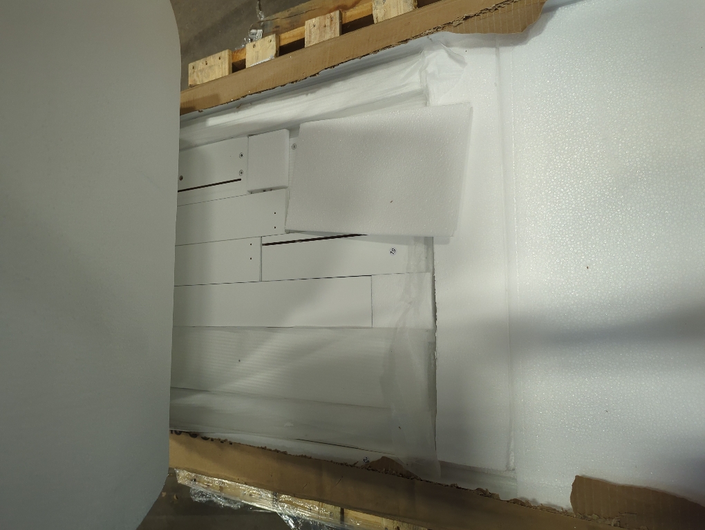 Walker Edison Modern Wood Computer Writing Desk Storage File Drawer Office Home Office Workstation Small, 48 Inch, White