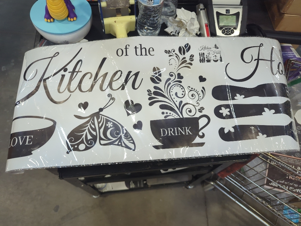 Kitchen Wall Stickers - The Heart of The Home Quotes Decals, Vinyl Wall Sign Art Decor for Dining Room and Living Room
