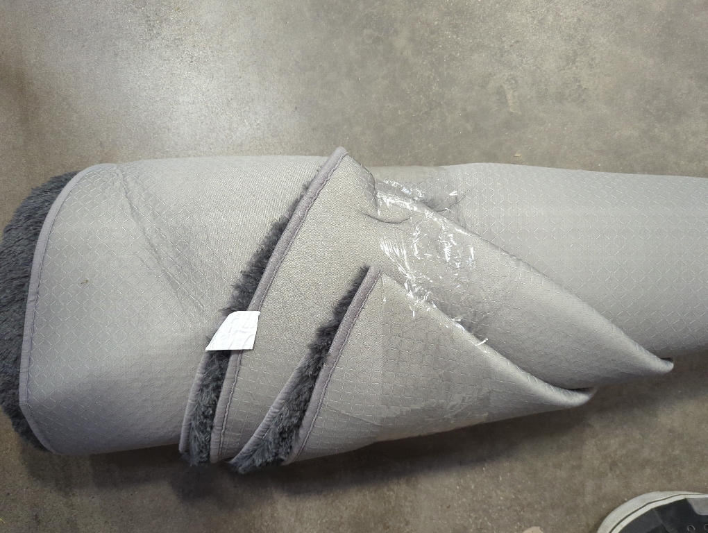 Ophanie Round Rug Large Grey Circle Area Rugs, Fluffy Fuzzy Large Bedroom Carpet 6 foot, Plush Shag Solid indoor Floor Gray Living Room Christmas Circular Aesthetic Decor for Kids Teen Boys Baby,Nursery