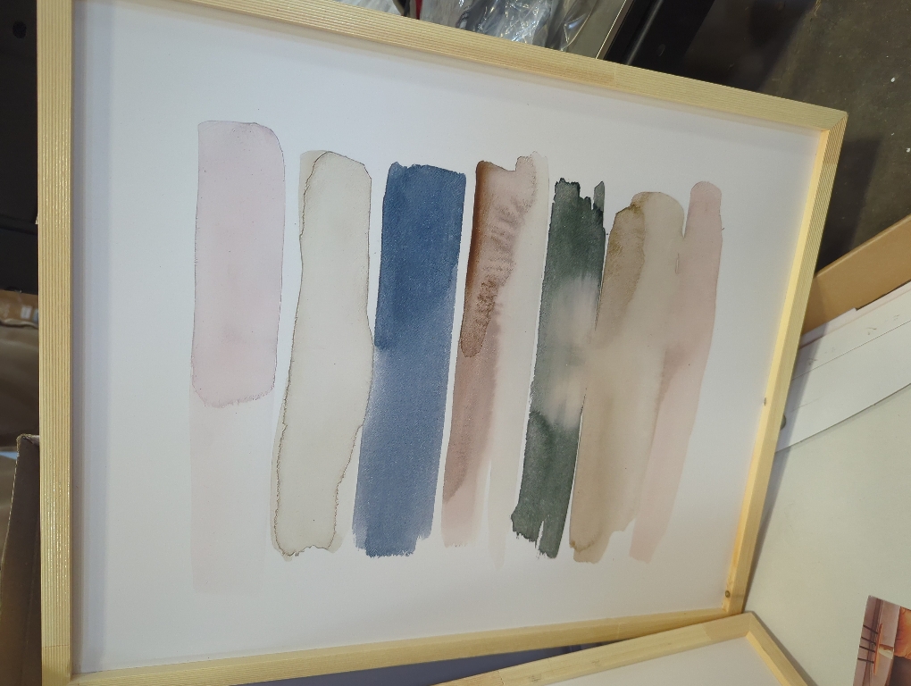 Faint Swatches I - Premium Framed Canvas 2 Piece Set