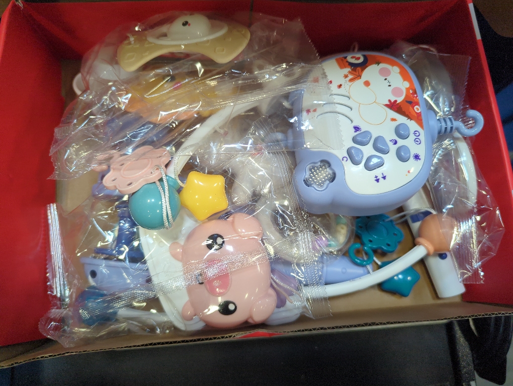 Baby Mobiles for Cribs, Crib Mobile with Music and Lights, Nursery Musical Mobile for Bassinets Hanging Toys with Remote Control, Rotation, Projection, Animal Mobile Arm Clip On for Infant Boys Girls