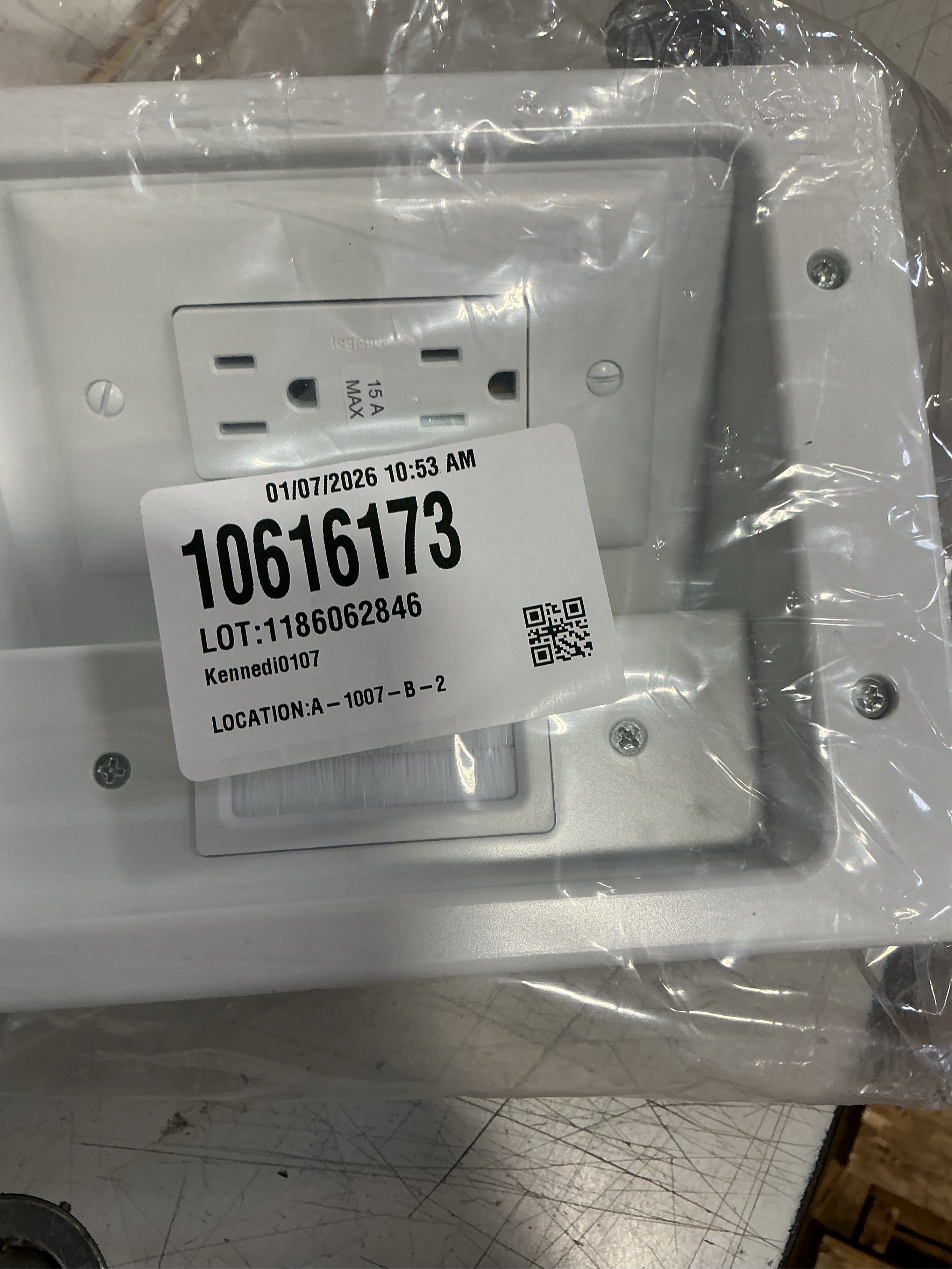 Legrand – OnQ in-Wall Cable Management Kit for Power & Low Voltage Cords – Hides TV or Display Cables Retrofit Behind The Wall – UL Listed TV Cord Hider w/DIY Install & Included Hardware – HT2102WHV1