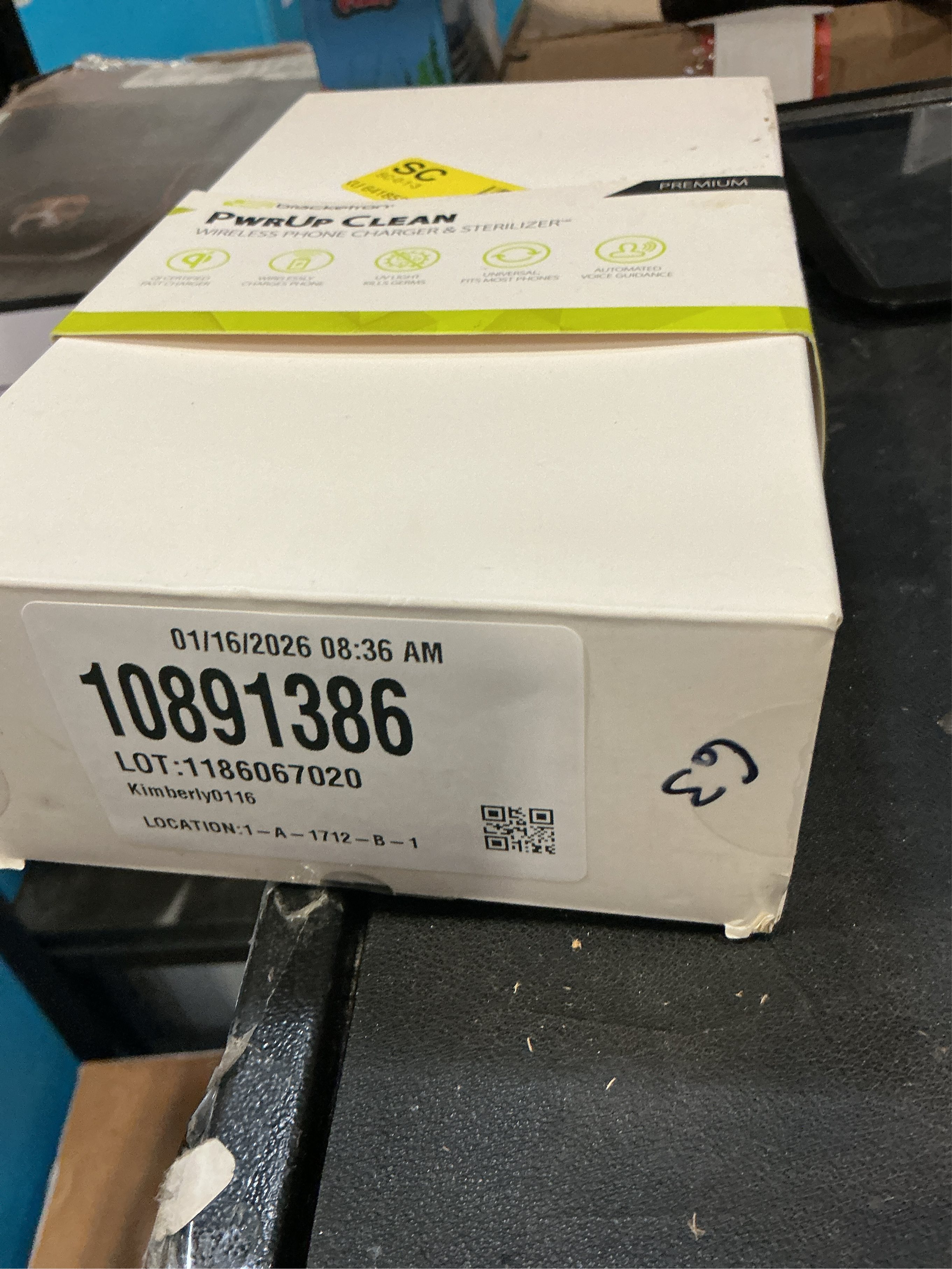 Bracketron Power Up Clean Up Wireless Phone Charger and Sanitizer