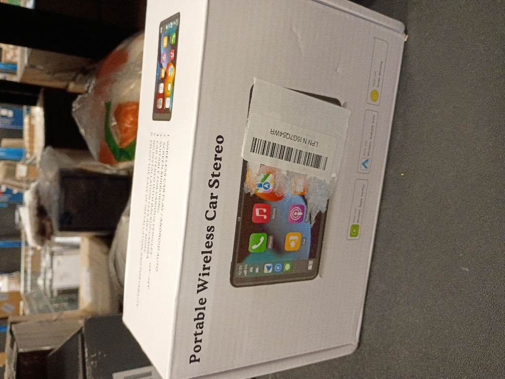 Portable Wireless with Apple CarPlay and Android Auto Screen for Car, 7 HD Touch Screen Car Stereo with Mirror Link, Bluetooth 5.2, Backup Camera, AUX,FM Transmitter for All Vehicle