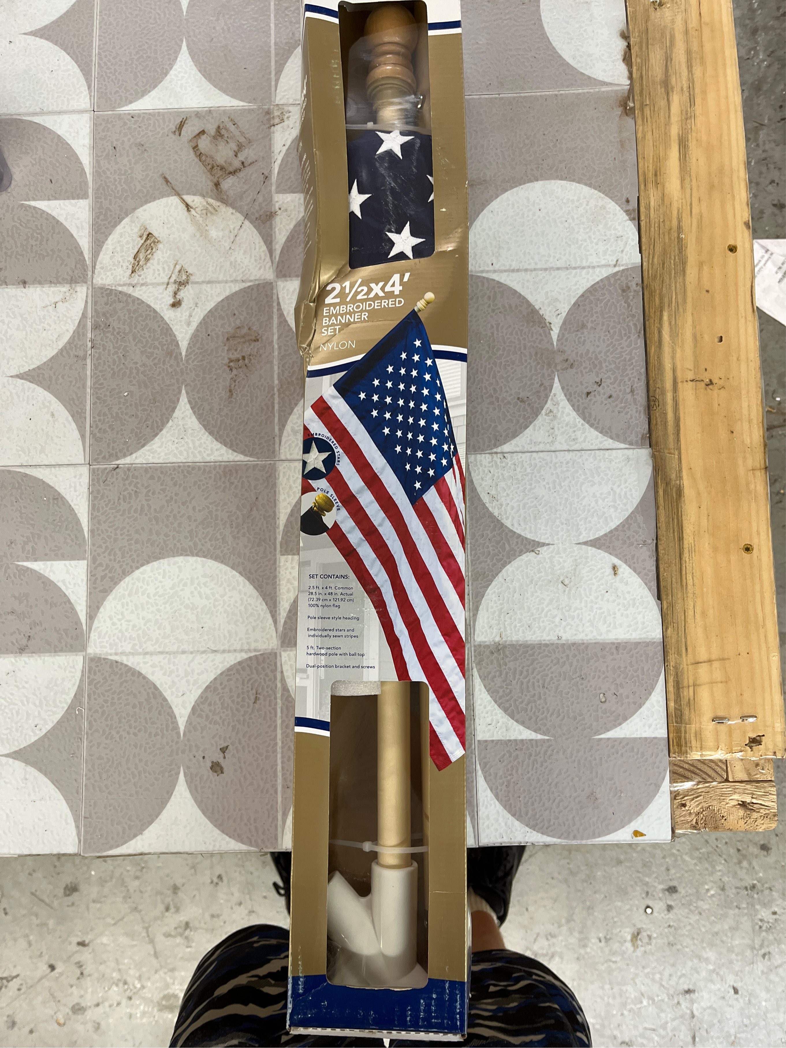 Independence 4x2.5 Flag