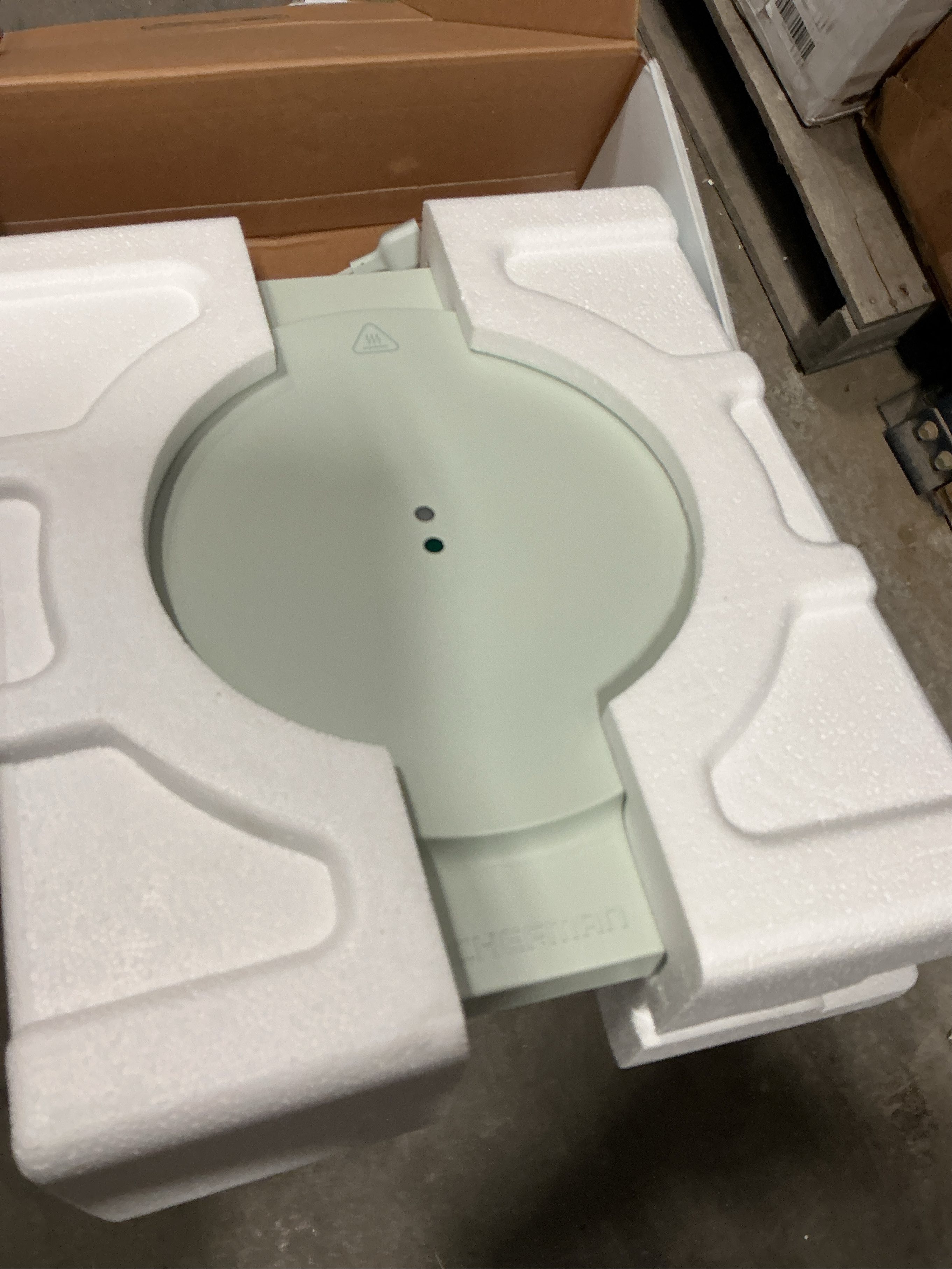 Chefman 113 sq. in. White Pizza Maker Countertop Electric Griddle Specialty Grill