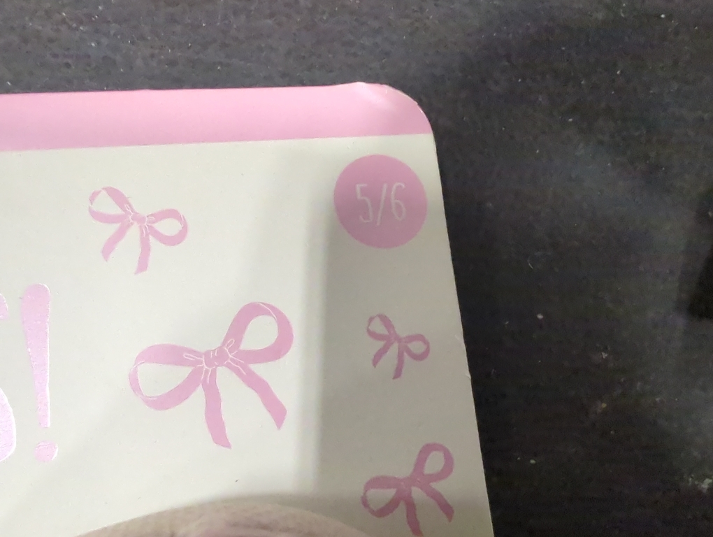 Size 5/6 Color Pink Happy days super comfy slippers