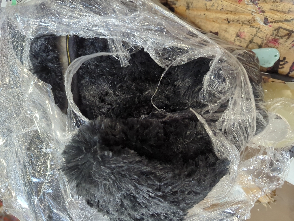 Area Rug for Living Room:Ultra Soft Fluffy Shag Black Rugs,Large Fuzzy Plush Indoor Non Slip Carpet Washable Rug for Bedroom Kids Nursery Office Dorm Modern Decor(Black)