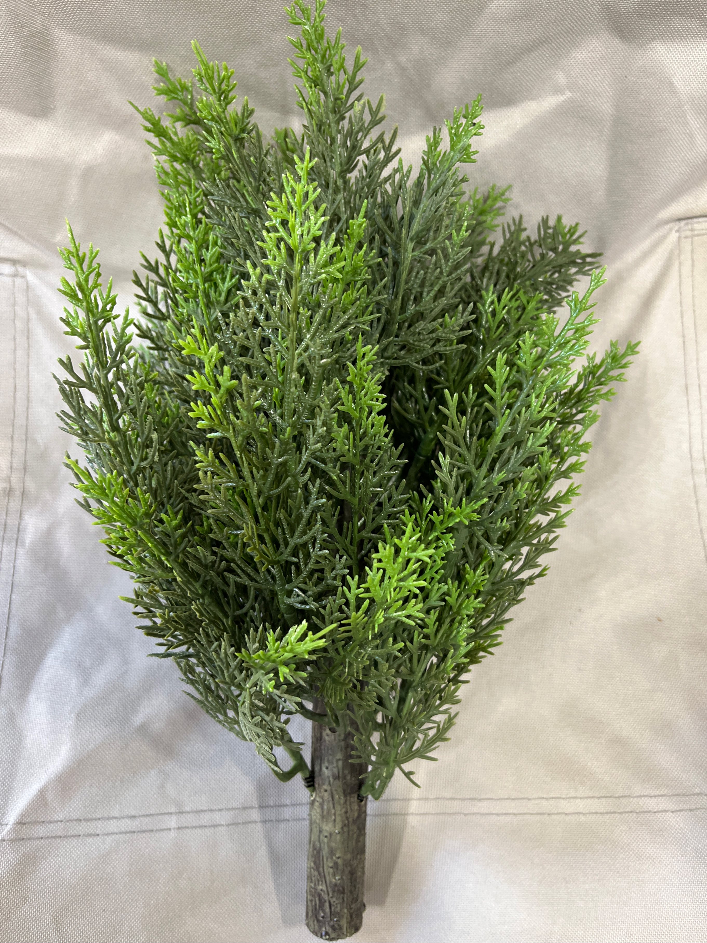 Artificial Cedar Topiary Ball Tree with Ground Spike, Fake Cedar Plant UV Resistant Artificial Shrubs, Faux Cypress Plant Fake Bushes for Front Porch Garden Indoor Outdoor (set of 4)