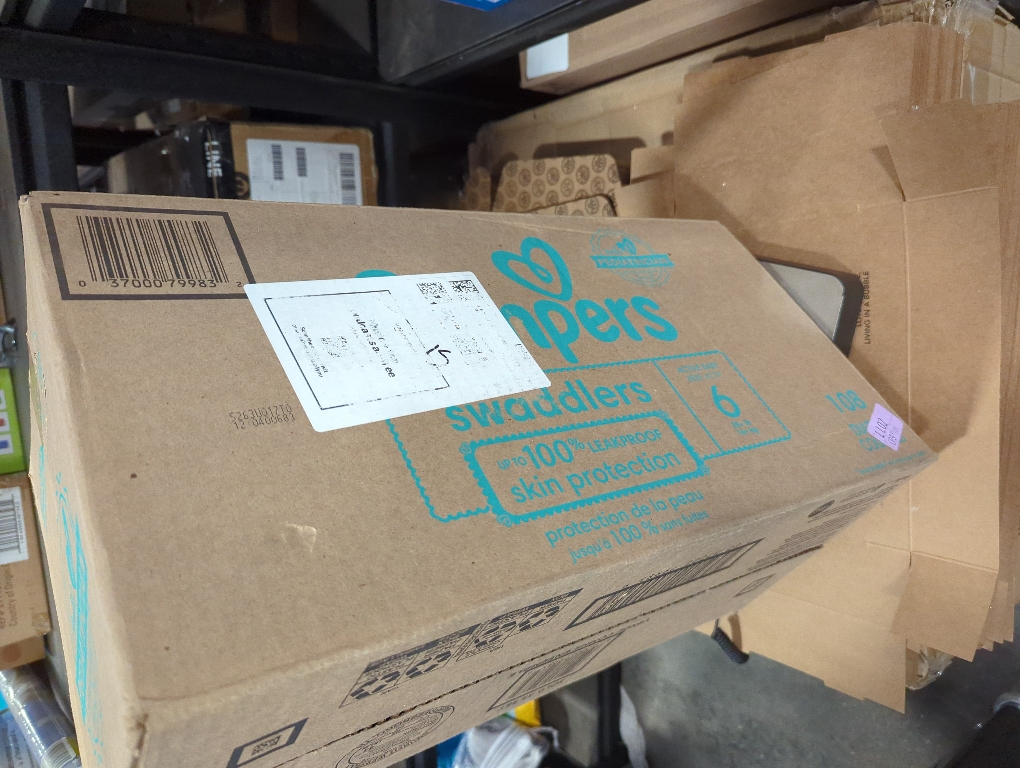 Pampers Swaddlers Diapers, Size 6, 108 Count